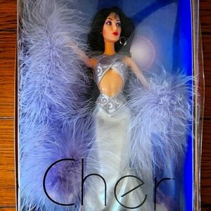 Cher Doll Timbless Treasures  2001 in Original Box wearing Bob Mackie Dress